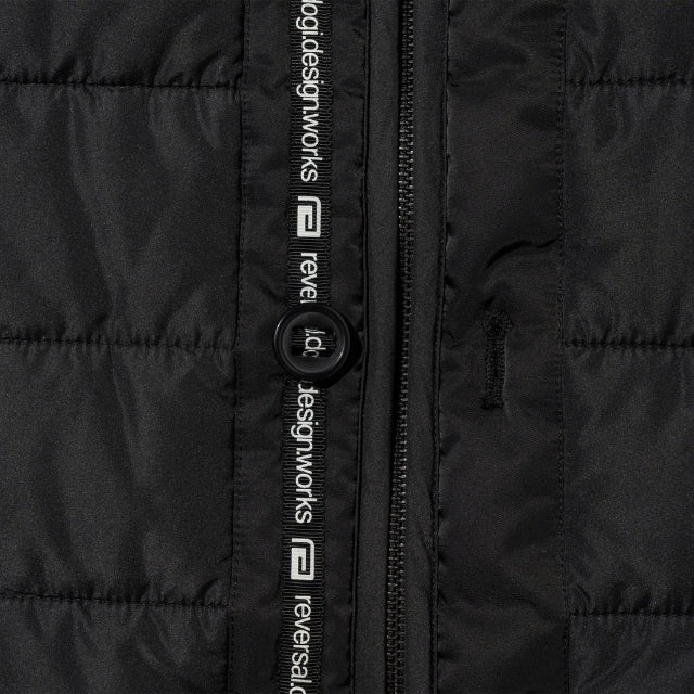 Collarless Puffer Vest-Reversal RVDDW-ChokeSports