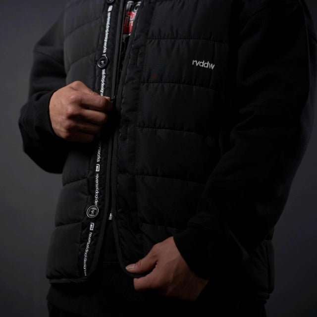 Collarless Puffer Vest-Reversal RVDDW-ChokeSports