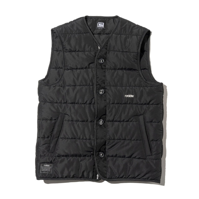 Collarless Puffer Vest-Reversal RVDDW-ChokeSports