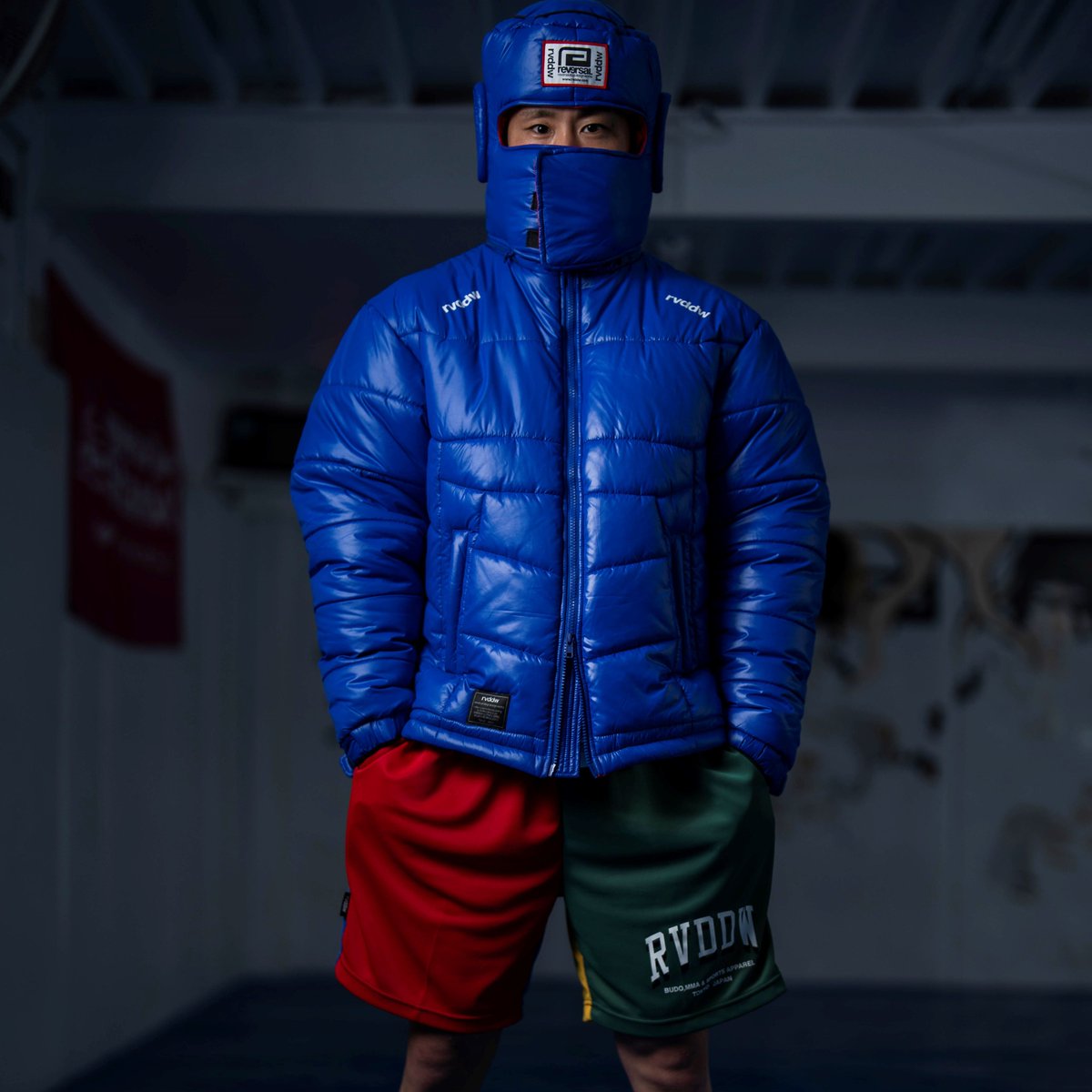 Head Gear Puffer Jacket-Reversal RVDDW-ChokeSports