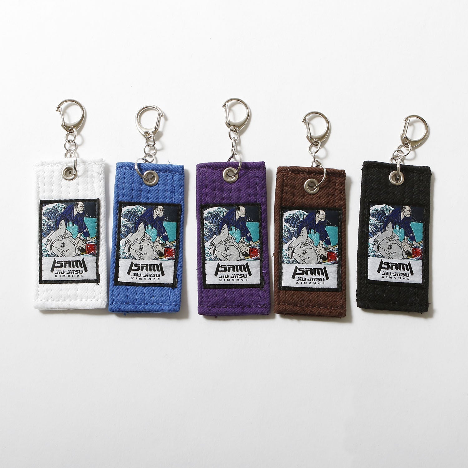 Jiu-Jitsu Ukiyoe Keychain-Isami-ChokeSports