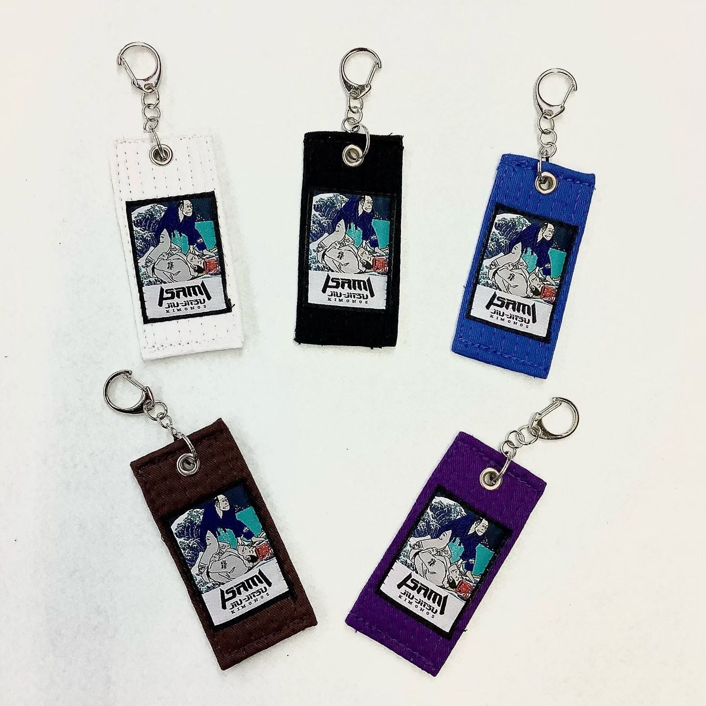 Jiu-Jitsu Ukiyoe Keychain-Isami-ChokeSports