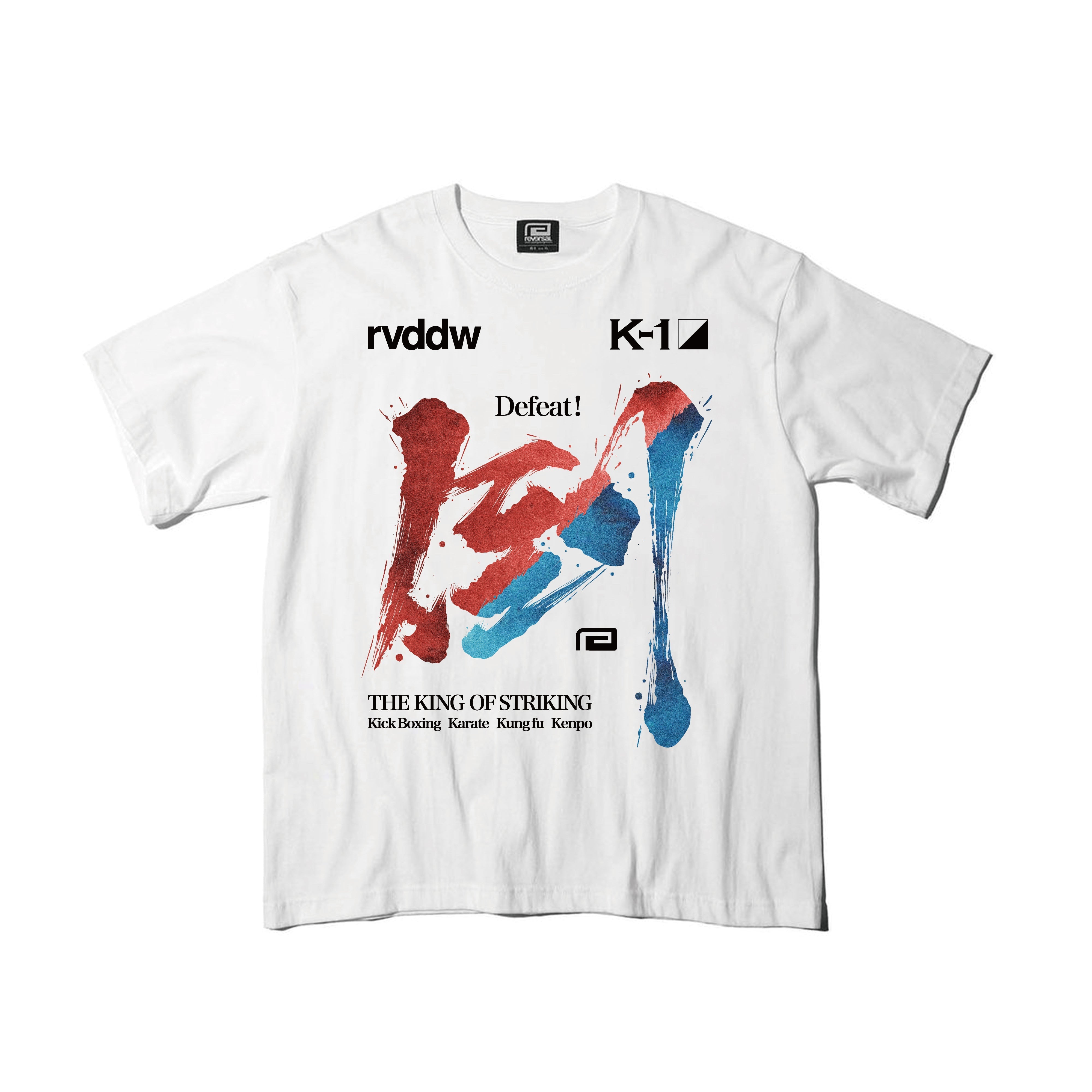 K-1 x RVDDW Defeat T-Shirt-Reversal RVDDW-ChokeSports