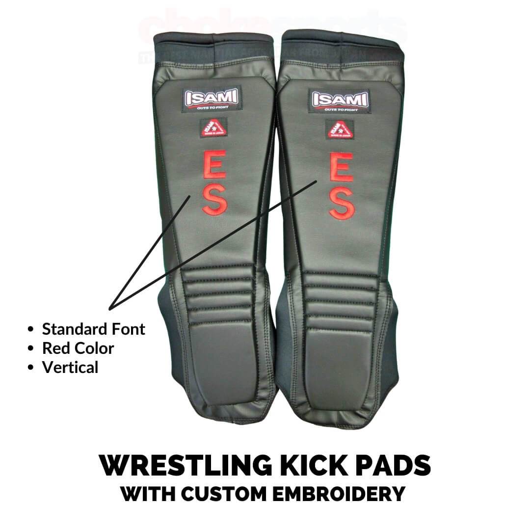 Isami WWE Pro Wrestling Kick Pads from Japan